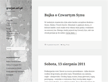 Tablet Screenshot of gracjan.art.pl